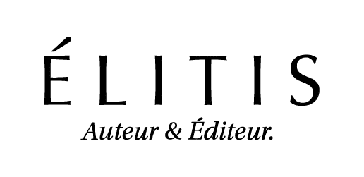 Marke-Elitis Logo von Élitis, gezeigt als Name 'ÉLITIS' in einer kühnen, serifenlosen Schriftart mit einem markanten Akzent über dem 'E', was die Marke als französischen 'Auteur & Éditeur' von Luxus-Wandbekleidungen kennzeichnet. Der zusätzliche Text 'Auteur & Éditeur.' unter dem Namen betont die Rolle von Élitis als Urheber und Herausgeber einzigartiger Designprodukte. Das gesamte Logo ist in einem eleganten Schwarz-Weiß-Stil gehalten, der Raffinesse und kulturelle Verfeinerung ausstrahlt